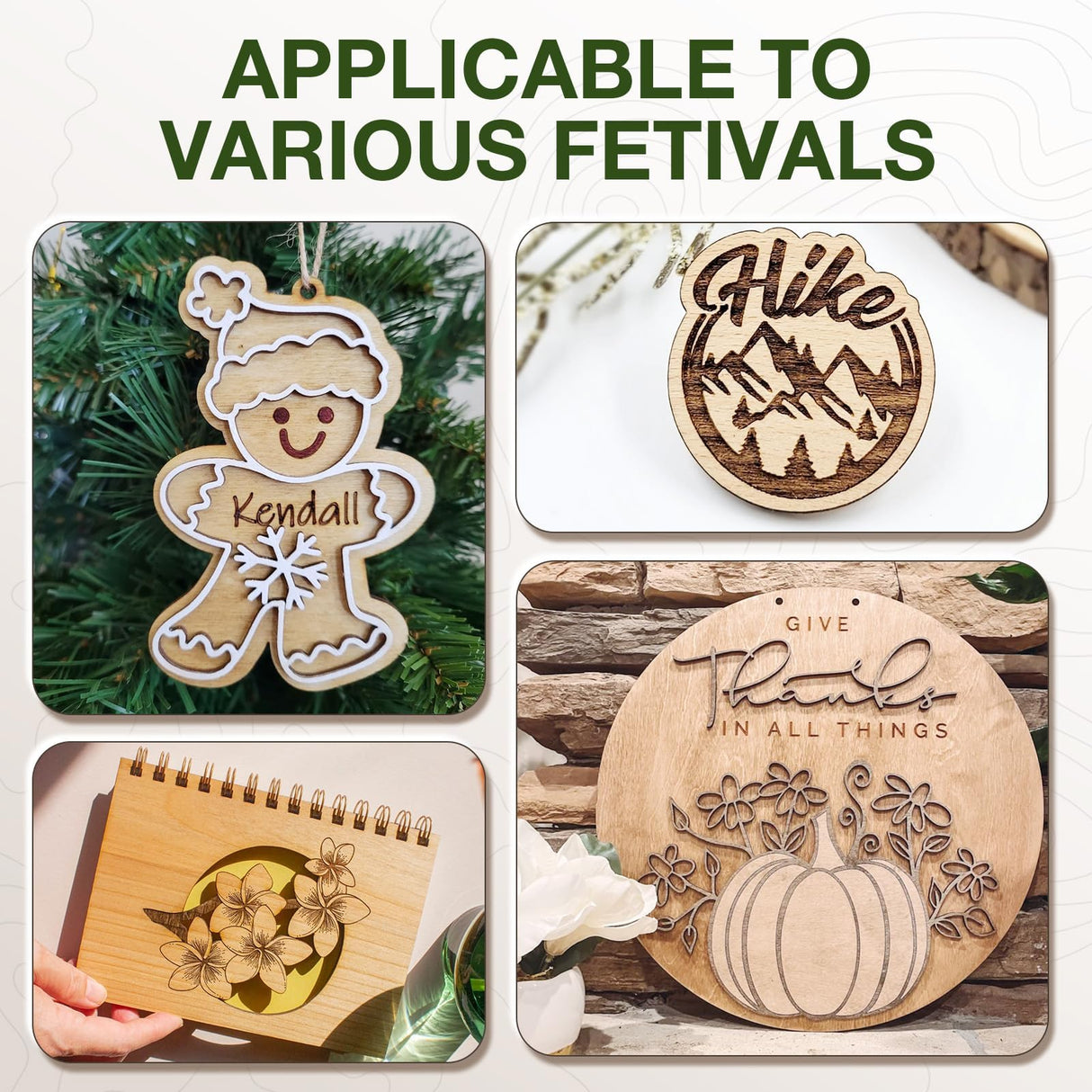 ROBOTIME 12-Pack 3mm Basswood for Laser Cutting - 12 x 12 x 1/8 Inch - Craft Wood A/A Grade Basswood Sheets 1/8" - 1/8" Plywood for Laser Cutting, Engraving & Wood Burning (Pyrography) ROBOTIME