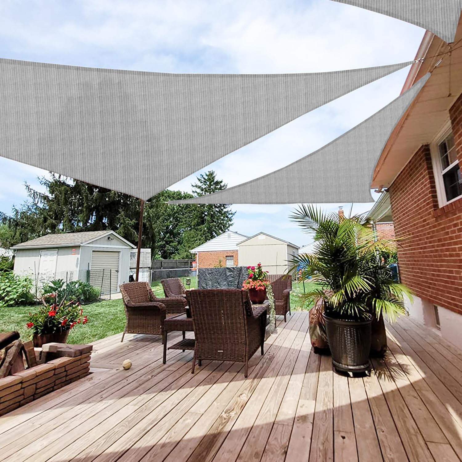 Outdoor triangle canopy best sale