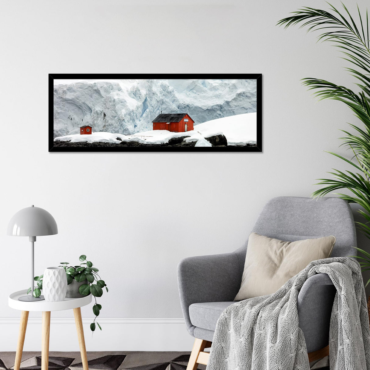 Hongkee 13x39 Puzzle Frame 2 Packs, Real Glass and Black Wood Frame, Display Panoramic 13 x 39 Picture Frames - Horizontal or Vertical Wall Mounting Hongkee