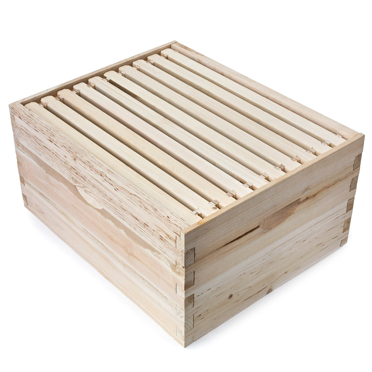 Honey Keeper Beehive 10 Frame Kit Super Box and 10 Deep Frames with Foundations for Langstroth Beekeeping Honey Keeper