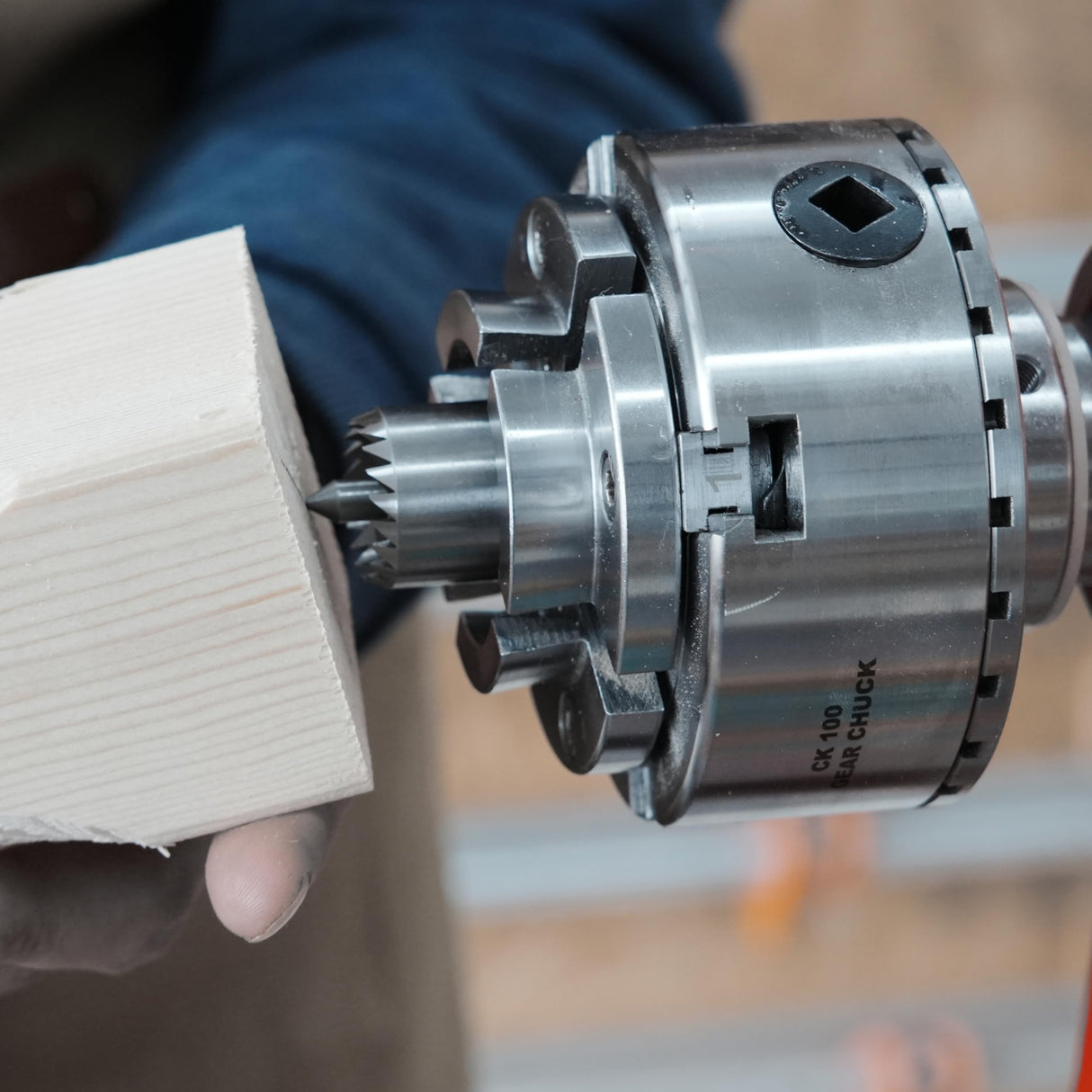 BMWOOD NCK-CDC25 Crown Drive Center 1" Diameter Multitooth Drive Center Spring-Loaded Point Fits Most 4 Jaw Chucks. BMWOOD