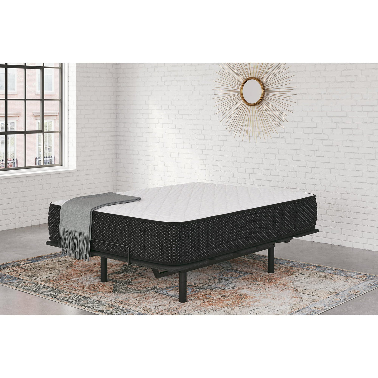 Signature Design by Ashley Limited Edition Firm 12 Inch Hybrid Mattress with Gel Memory Foam and Edge Support for Cool Sleep and Pressure Relief, Queen Signature Design by Ashley