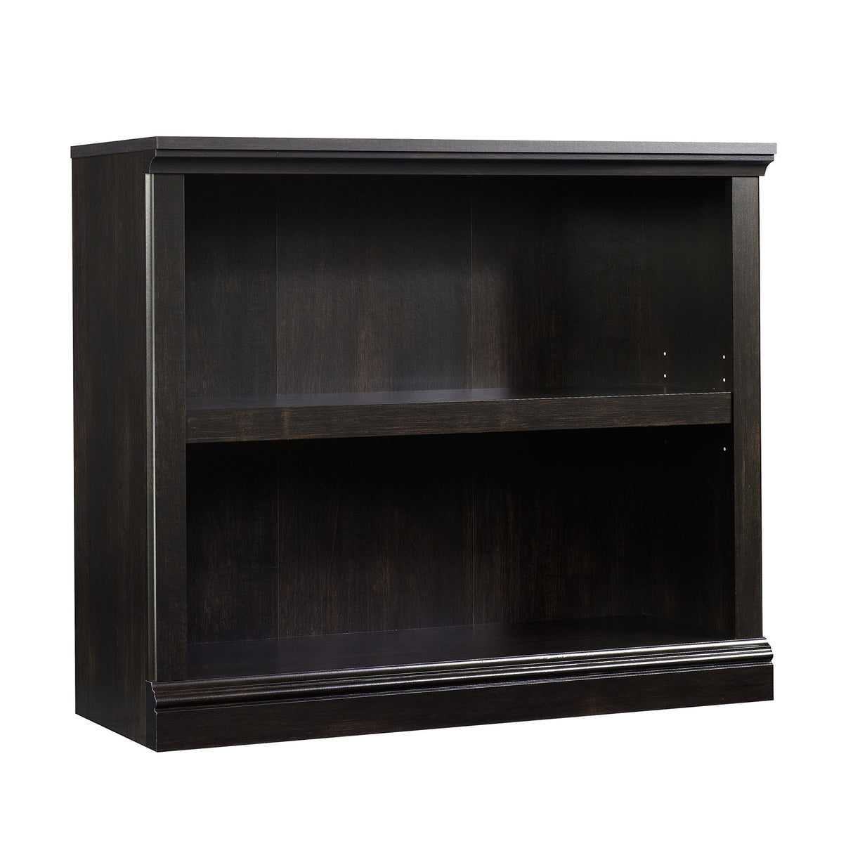 Sauder Miscellaneous Storage 2-Shelf Bookcase/ book shelf, Estate Black finish Sauder