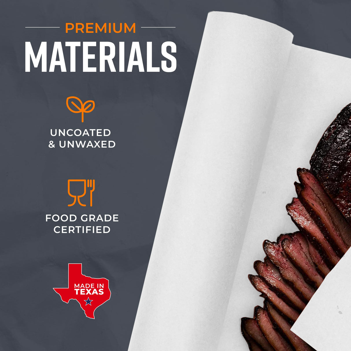 Bryco Goods Unwaxed Butcher Paper for Sublimation Blanks Products - 18 Inch x 175 Feet Roll - Food Grade Wrapping for All Meat Varieties - Uncoated Sublimation Parchment Paper and Made in USA Bryco Goods