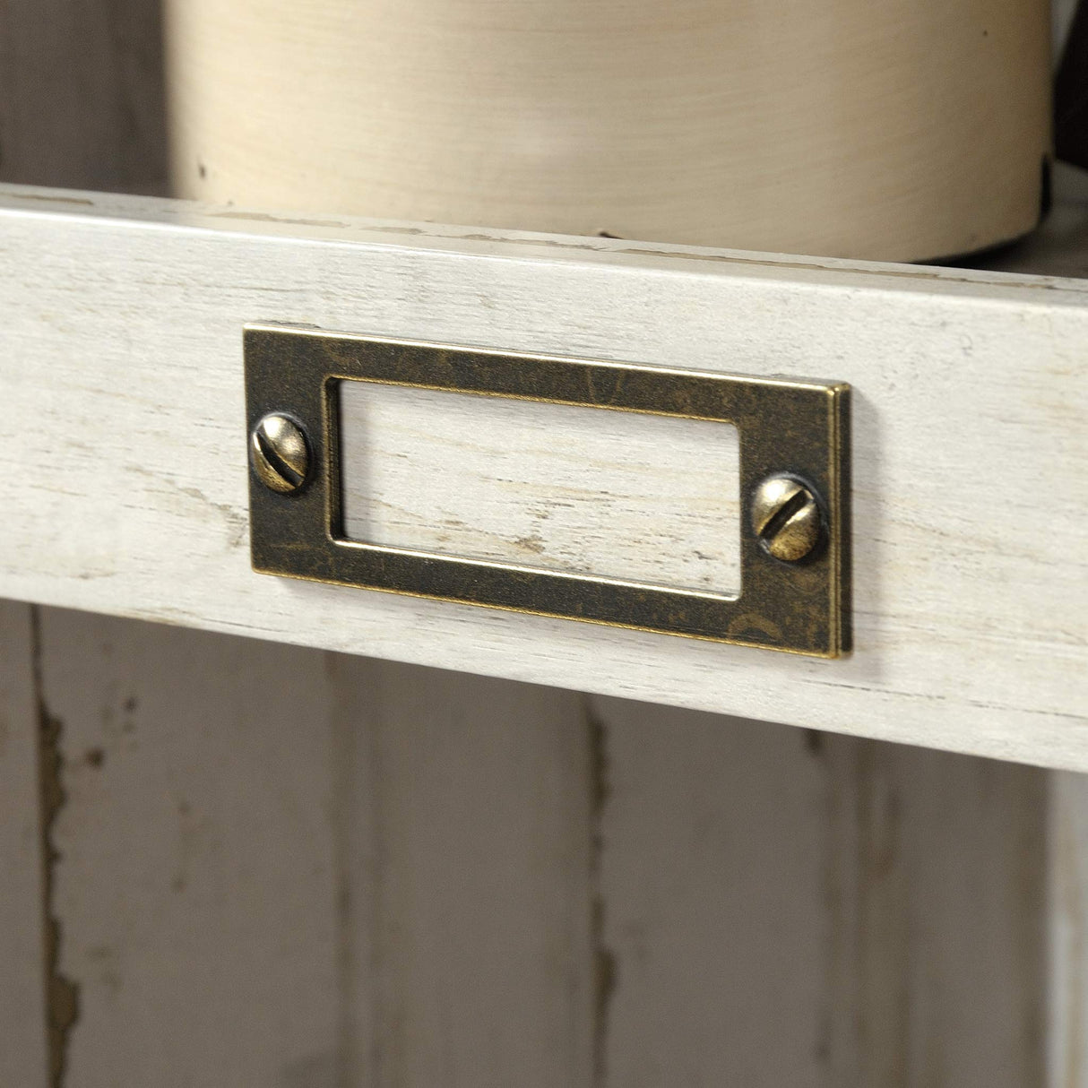 Sauder Barrister Lane Bookcase/ Book shelf, White Plank finish Sauder