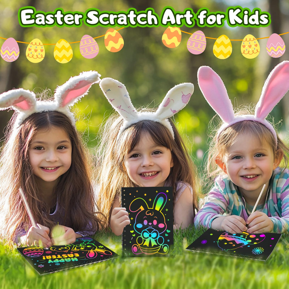 Scratch Art Party Favors for Kids: 24 Pack Rainbow Scratch Notebook Bulk Kids Craft School Supplies for Girls Boys 4-8 Years Old Kids Birthday Goodie Bags Christmas Gifts Classroom Prizes for Kids FEREDO KIDS