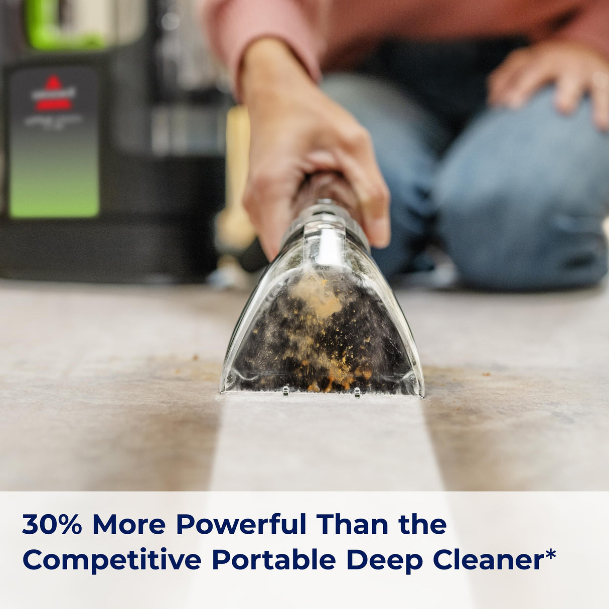 BISSELL® Little Green® Max Pet Portable Carpet and Upholstery Deep Cleaner, Car/Auto Detailer, with Self-Cleaning Tough Stain Tool and Pet Hair Removal Tool (3860) Bissell