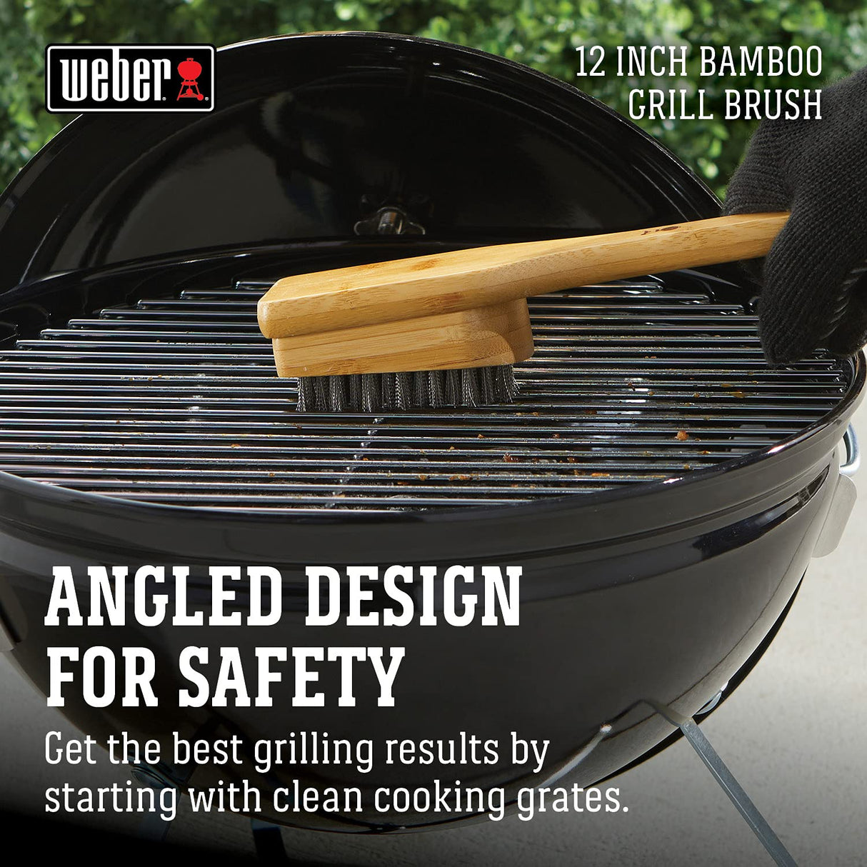 Weber 12" Bamboo Grill Brush Weber