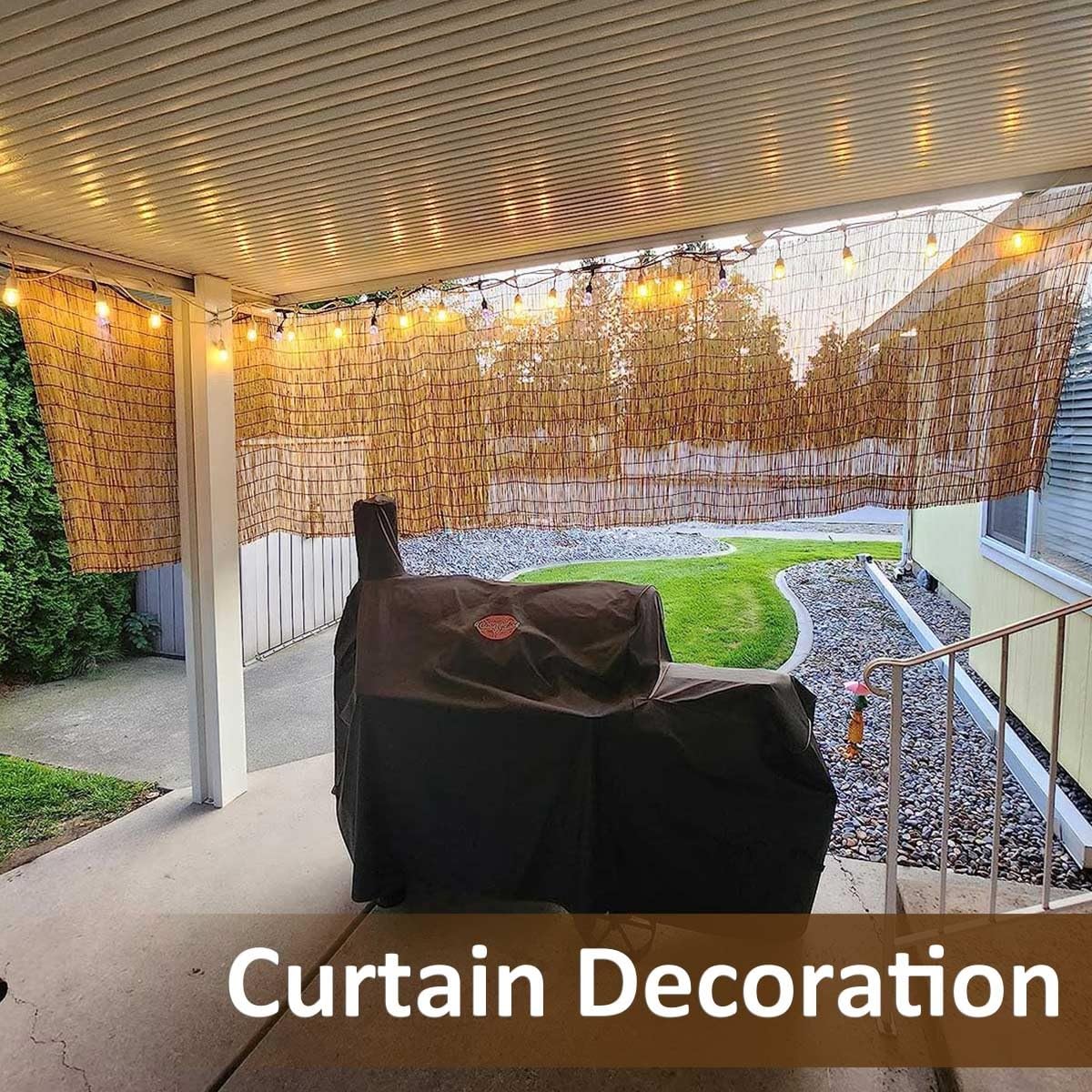 Generic Bamboo Fence Rolls 1 feet to 6 feet high,Bamboo Screen Fencing,Bamboo Fencing Privacy Bamboo Screening for Outdoor,Patio WoodArtSupply