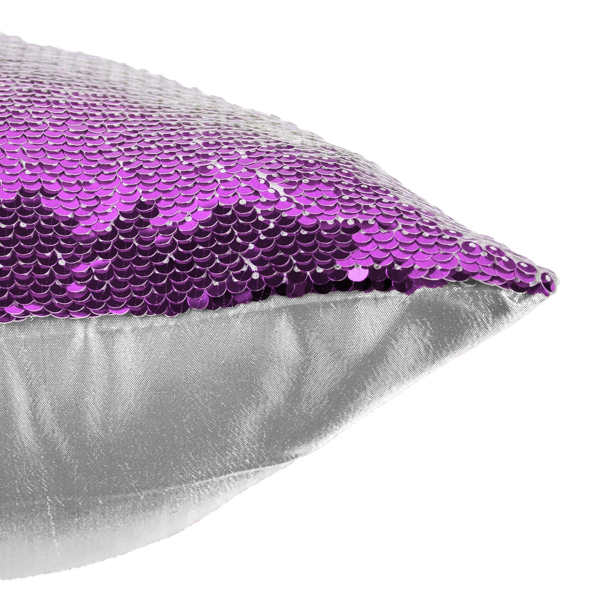 JYFLZQ Sublimation Sequin Pillow Case Blanks 16''x16'' - Set of 2 Lavender Reversible Flip Sequin Pillow Cushion Covers, Personalized for Kids, Friends, Mom JYFLZQ