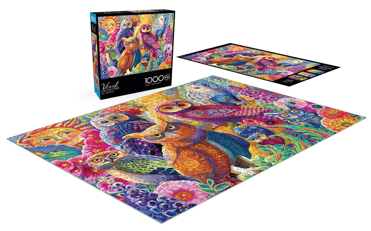Buffalo Games - Laura Audi - Owl Autonomy - 1000 Piece Jigsaw Puzzle for Adults -Challenging Puzzle Perfect for Game Nights - Finished Size is 26.75 x 19.75 Buffalo Games