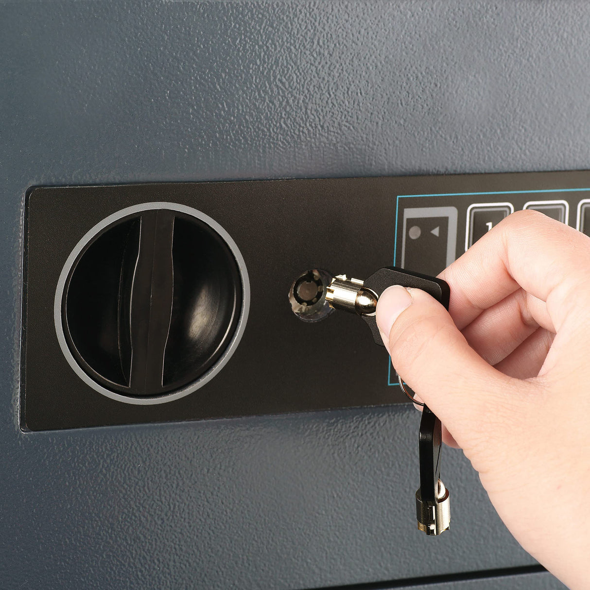 Drop Safe - Digital Safe Compact Steel Money Security Box with Keypad - Deposit Cash Easily – For Home or Business by Paragon Safe - Black, .54 Cubic Feet Paragon Lock & Safe