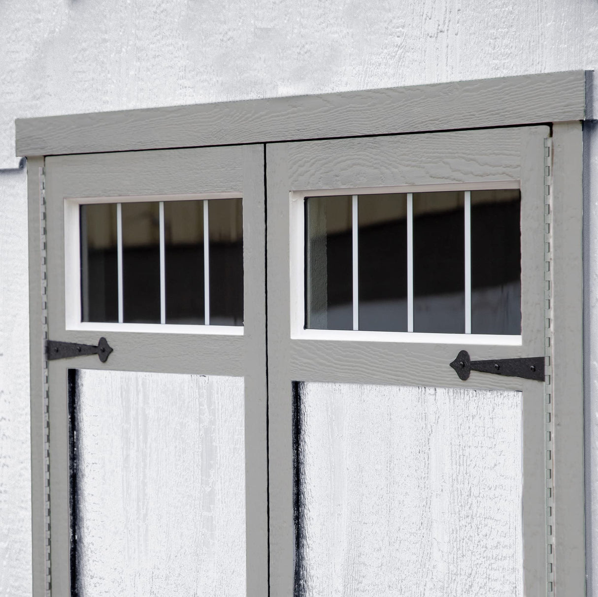 Handy Home Products Beachwood 8x12 Do-it-Yourself Wooden Storage Shed with Floor Tan Handy Home Products