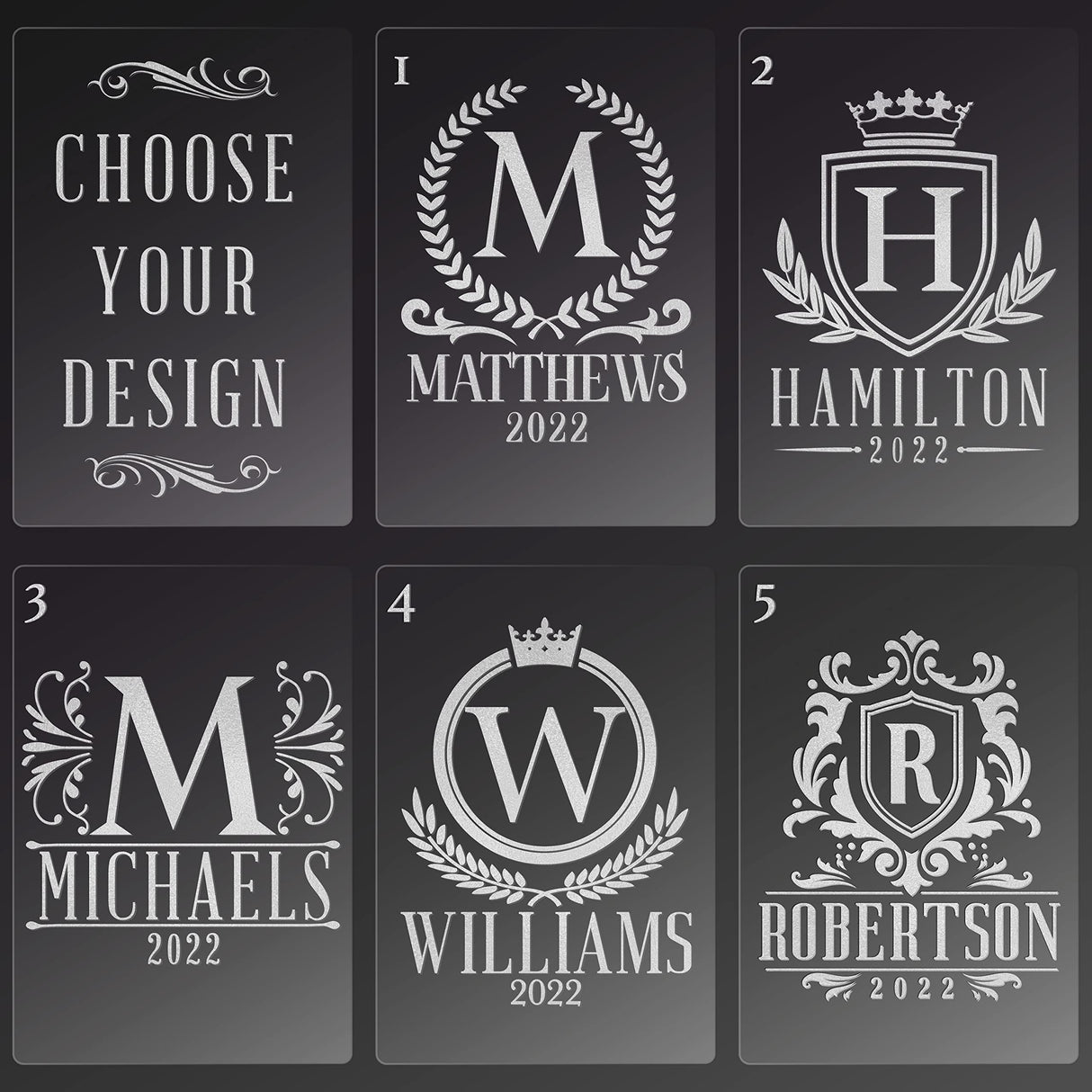 Personalized Whiskey Decanter Set - 5 Design Options - Custom Liquor 25 oz, 750ml Liquor Decanter w/Whiskey Glass Set Options, Birthday & Retirement Gifts for Men Lara Laser Works