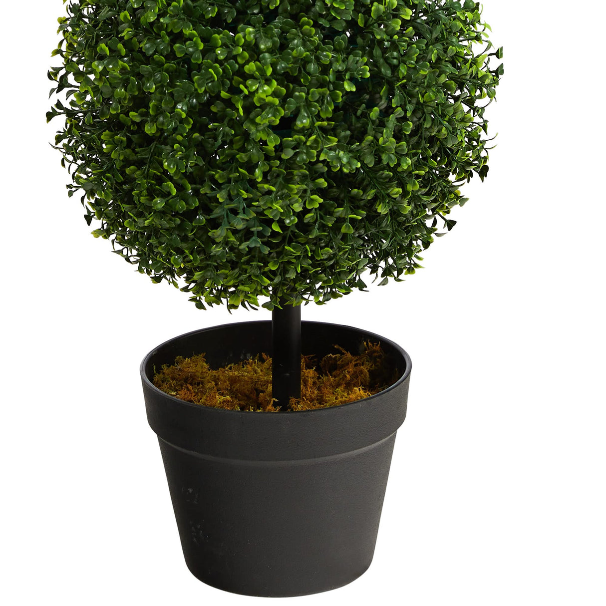 Nearly Natural 3ft. Artificial Triple Ball Boxwood Topiary Tree (Indoor/Outdoor) T2021, Green Nearly Natural