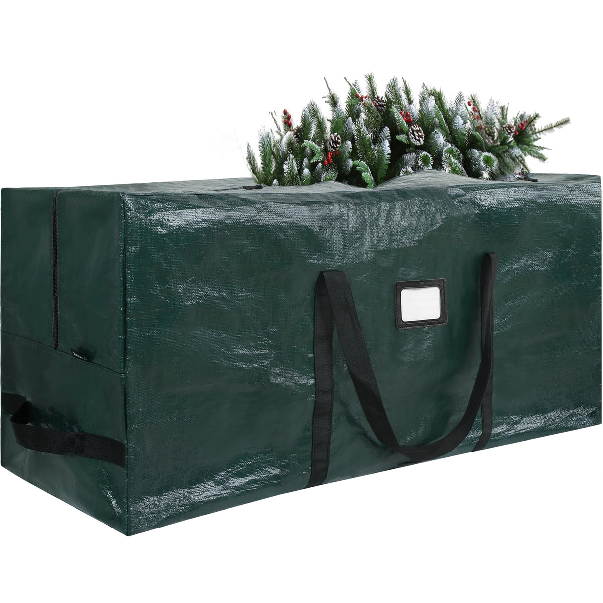Large Christmas Tree Storage Bags Heavy Duty Tree Bags Holiday Storage Bags Protects From Moisture Or Dust,Alternative To Xmas Tree Storage Box (Green, 7.5 Ft) lucdnc