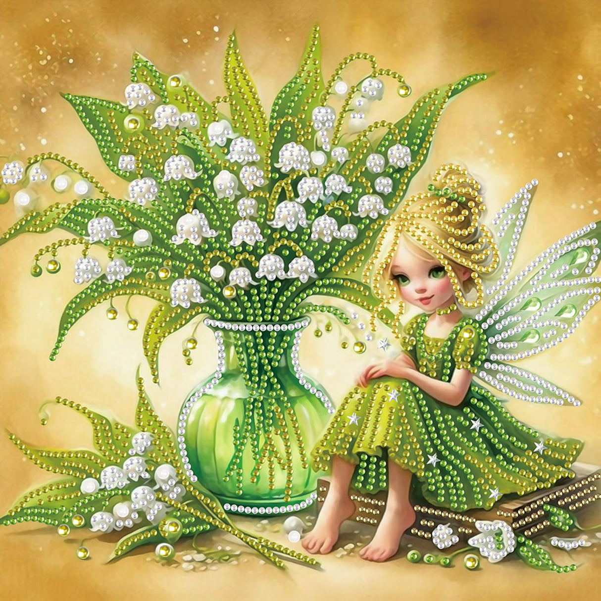 AiYuanzsh 5D Special Shape Diamond Art Kits for Beginners, Butterfly Fairy Diamond Art Painting Kits for Adults, Crystal Rhinestones Diamond Art Painting for Home Wall Decoration Gift 12×12 inch AiYuanzsh