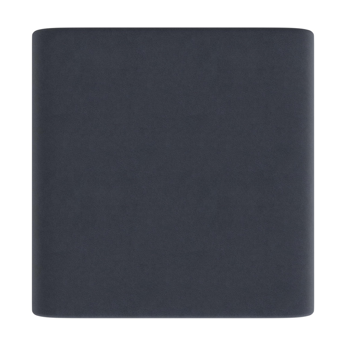 HomePop Modern Arch Velvet Ottoman Home Décor|Ottoman for Living Room & Bedroom - Steel Blue Velvet HomePop