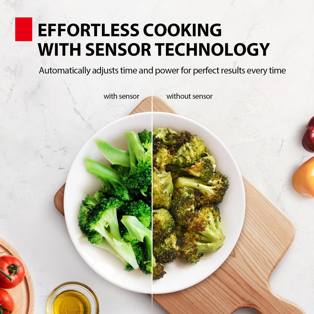 TOSHIBA ML4-EM22PAIT(SS) Countertop Microwave Oven with Sensor Cook, 6 Auto Menus, Origin Inverter, Child Lock, 2.2 Cu Ft for Large Family, 16.5 Inch Removable Turntable, 1200W, Stainless Steel TOSHIBA