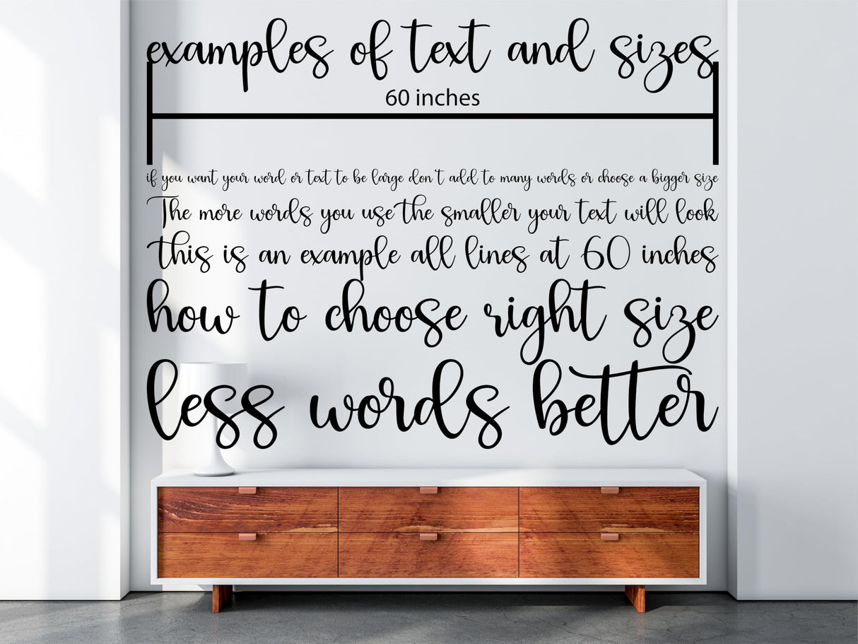 Custom Wood Word Sign, Wall Decor, Any cursive word or name sign, Custom words, Custom wood words. Generic