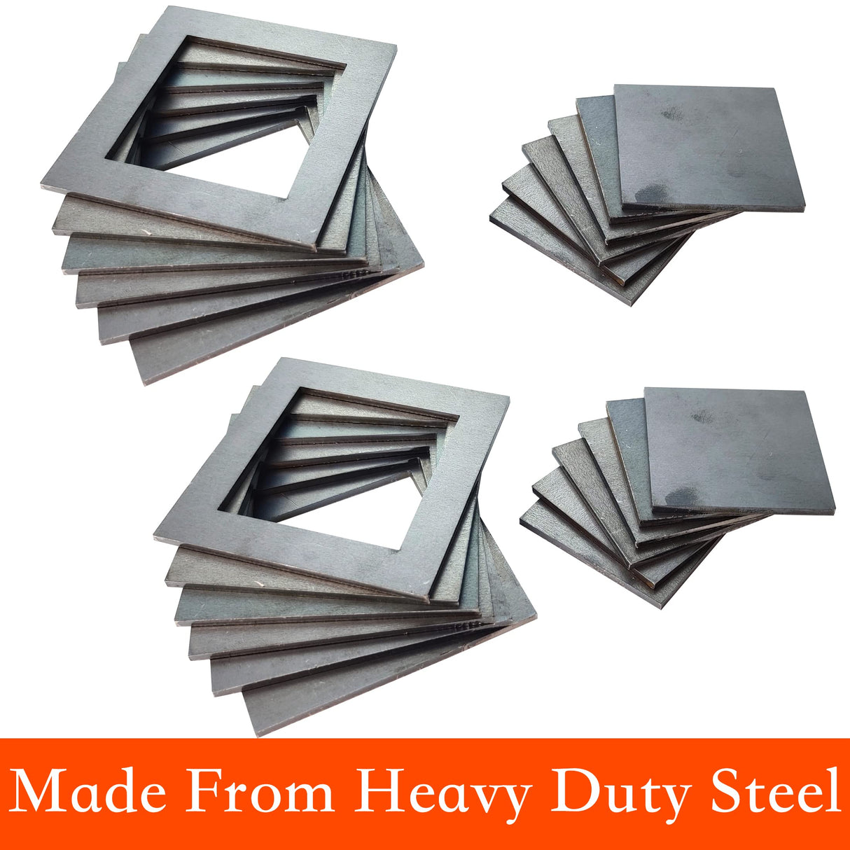 Welding Practice Kit, 24 PCS Premium Welding Coupons, 11 Gauge 3&2 Inch Square Steel Welding Plate For novice at welding. A36 Steel Plate Welding Practice Kit. TAFEIDA
