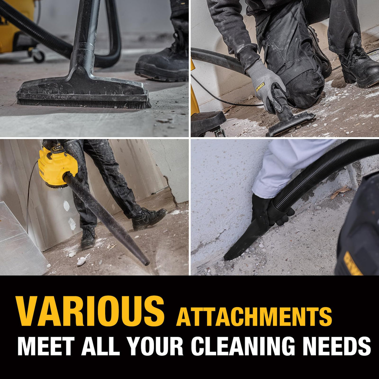 DEWALT Shop Vacuum Wet and Dry Vac with Detachable Leaf Blower, 3 in 1 Heavy Duty Wet Dry Vacuum Cleaner 9 Gal for Home, Garage, Car, Workshop, Jobsite, Lawn Care, Yard, Patio, 5 Peak HP, DXV209P DEWALT