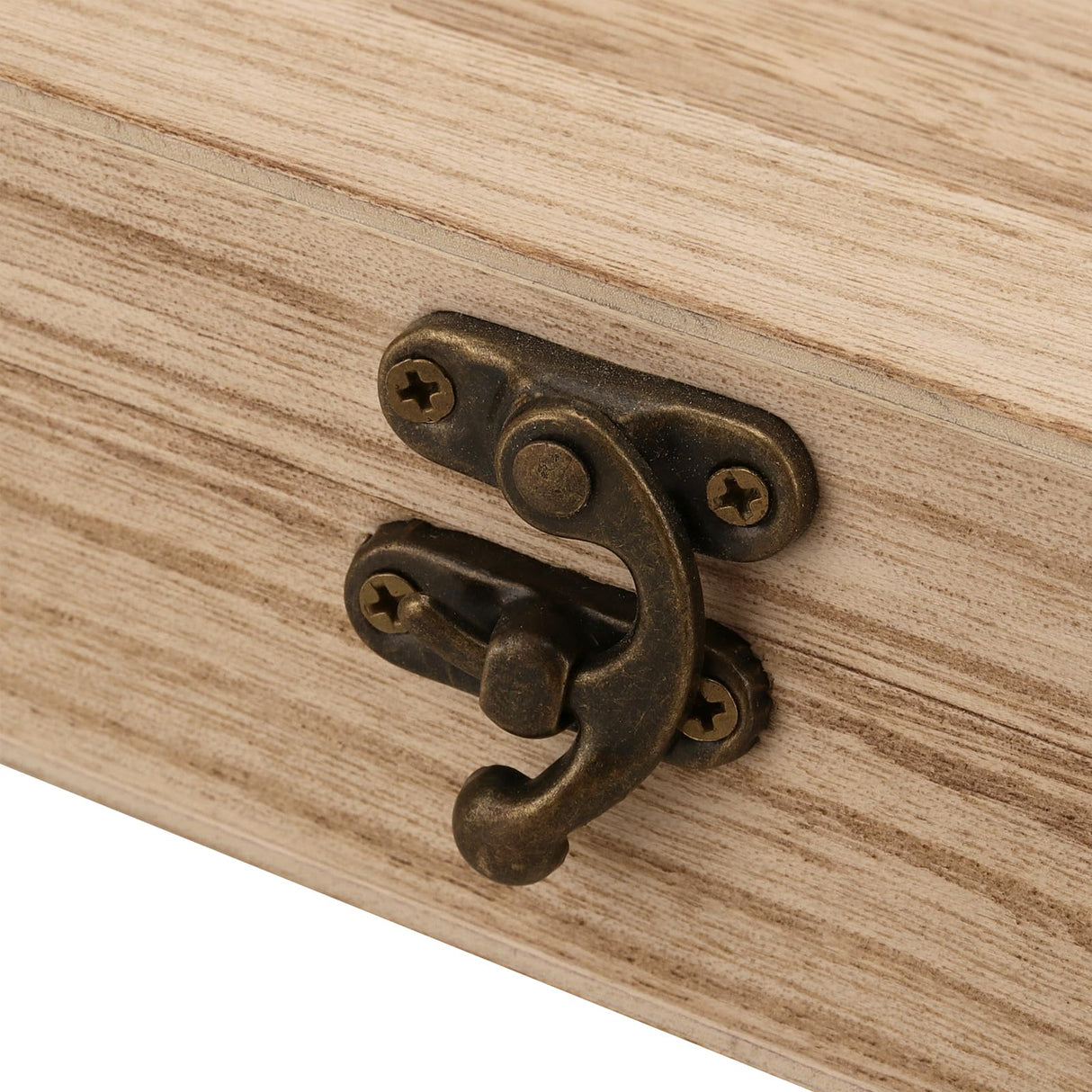 FUNSUEI 10 PCS 7.9 x 3.9 x 2 Inch Wooden Box, Unfinished Wood Box, Wooden Boxes for Crafts, Wood Boxs with Hinged Lid for Jewelry, DIY Craft, Storage, Gift FUNSUEI