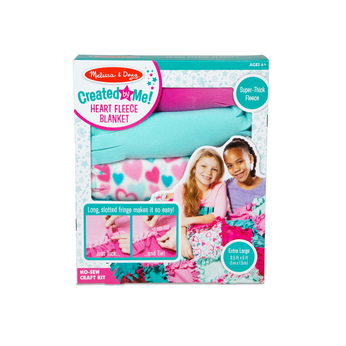 Melissa & Doug Fleece Quilt No-Sew Craft Kit, Multi Melissa & Doug