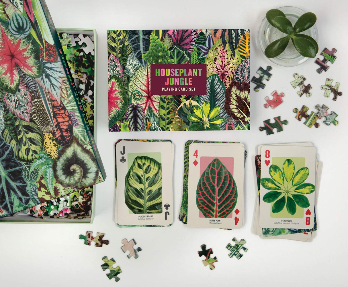 Galison Houseplant Jungle 1000 Piece Jigsaw Puzzle for Adults – Plant Jigsaw Puzzle with Mix of Succulents & Other Household Plants – Fun Indoor Activity, Multicolor Galison