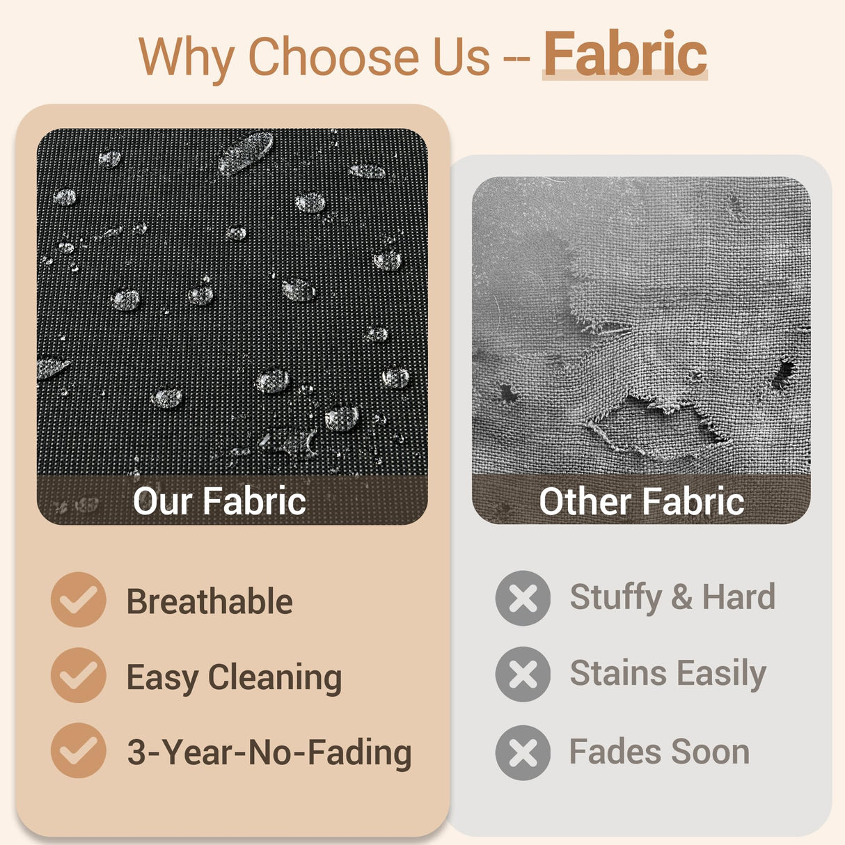 HOOOWOOO Outdoor Patio Furniture Set,8 Pieces Wicker Out Door Sectional Furniture L Shaped Couch,Patio Conversation Sets with Swivel Rocking Chair LED Table,Black HOOOWOOO