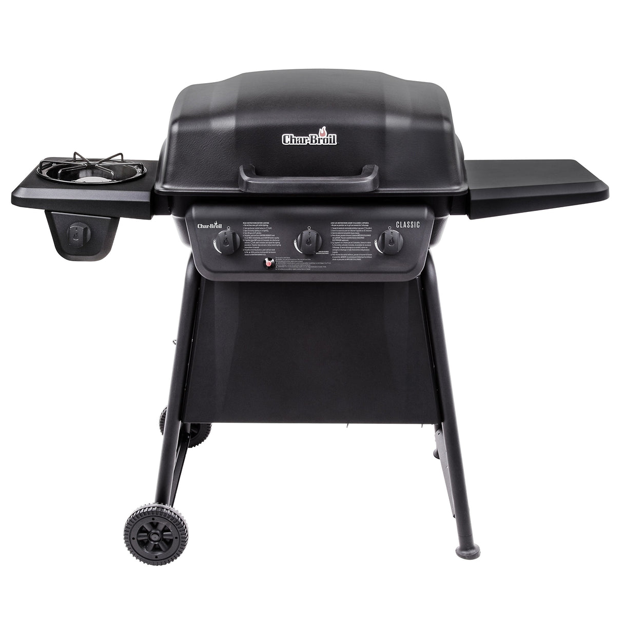 Char-Broil® Classic Series™ Convective 3-Burner with Side Burner Propane Gas Stainless Steel Grill - 463773817-P2 Char-Broil
