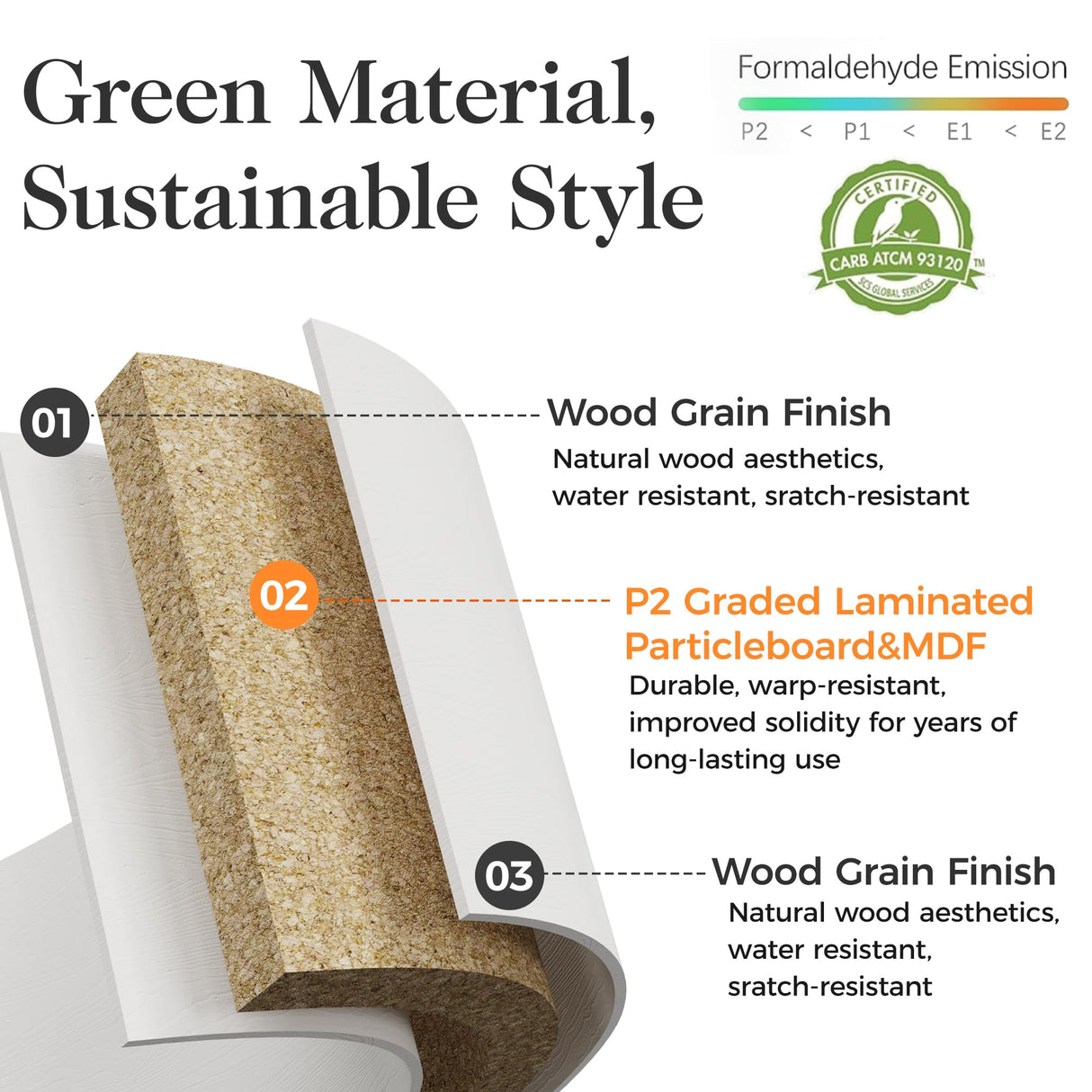 HEYNEMO Farmhouse Coffee Bar Cabinet with Sliding Barn Door, 32" H Accent Cabinet with 2 Drawers and Removable Partitions, Wooden Rustic Buffet Sideboard Storage Cabinet for Living Room, White HEYNEMO