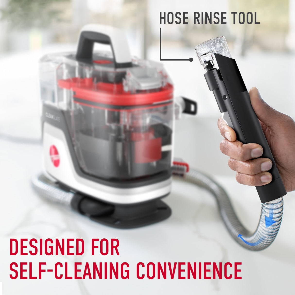 Hoover CleanSlate Plus Portable Carpet + Upholstery Spot Cleaner Machine, Powerful Suction with Versatile Tools, Pet Stain Remover, Car and Auto Detailer, Pair with Hoover Carpet Cleaner Solution Hoover