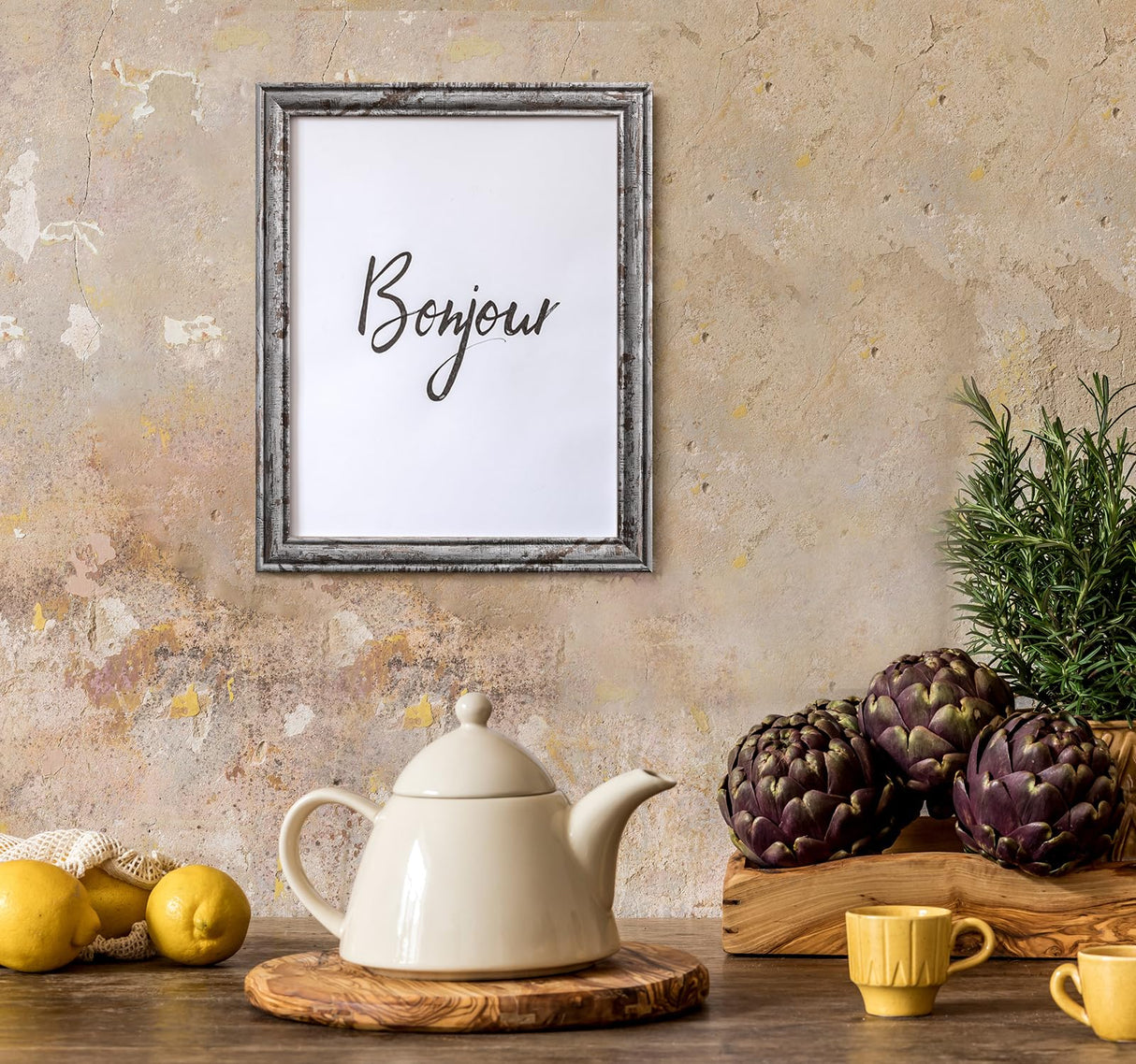 ELSKER&HOME 11 x 14 Picture Frame Set of 3, Rustic Farmhouse Distressed Retro Style Photo Frame for Wall Mounting and Tabletop,Wooden Frame for Gifts ELSKER&HOME