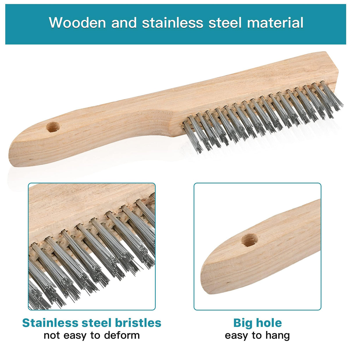 Worldity 4Pcs Welding Slag Removal Tool Set, 10 Inch Chipping Hamme with Coil Spring Handle, Mufti Functional Welding Pliers, Wire Brush, Welding Gloves for Cleaning Removing Slag Worldity