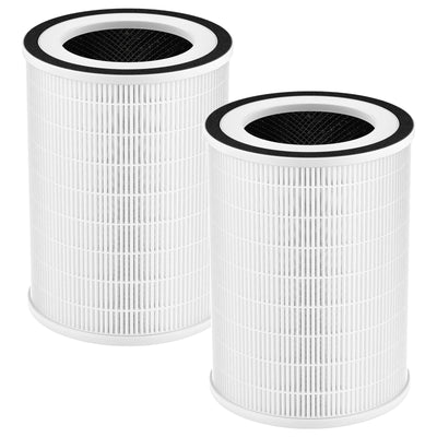 2 Pack True HEPA KILO Filter Compatible with Afloia KILO, KILOPLUS, KILOPRO, MIRO,MIRO PRO and MORENTO MR-Kilo, Kalo Air Purifier, 360° 3-Stage Filtration for Odor,Smoke,Dust,Pollen,Pets