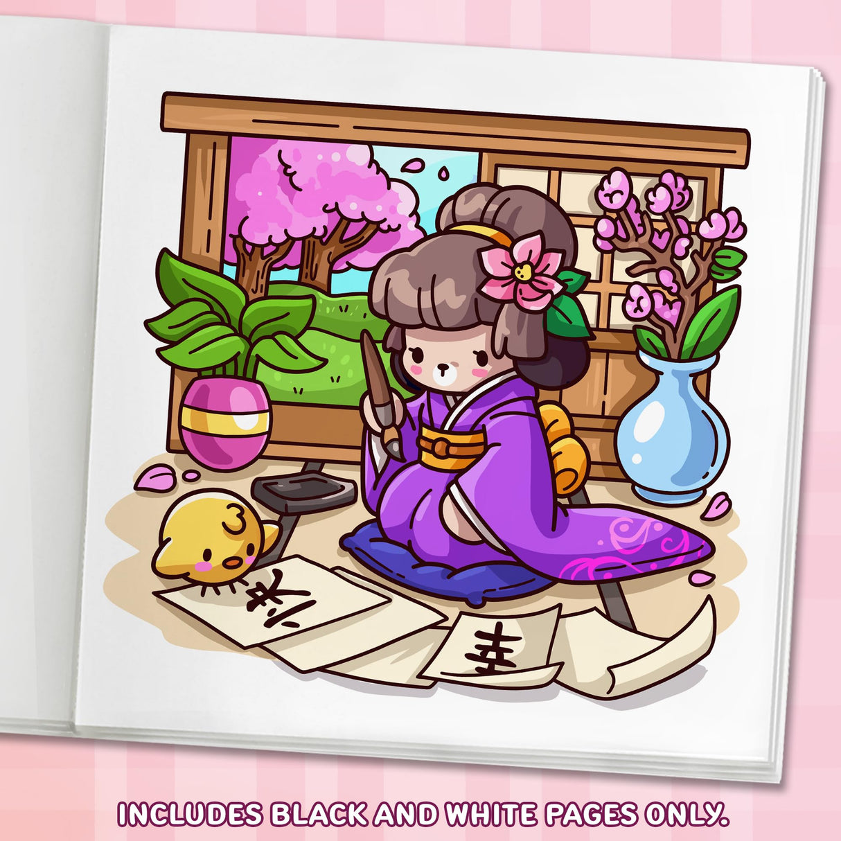 Cozy Japan: Cute Coloring Book for Adults and Teens with Charming Characters and Delightful Japanese Scenes for Relaxation (Cozy Coloring Books) WoodArtSupply