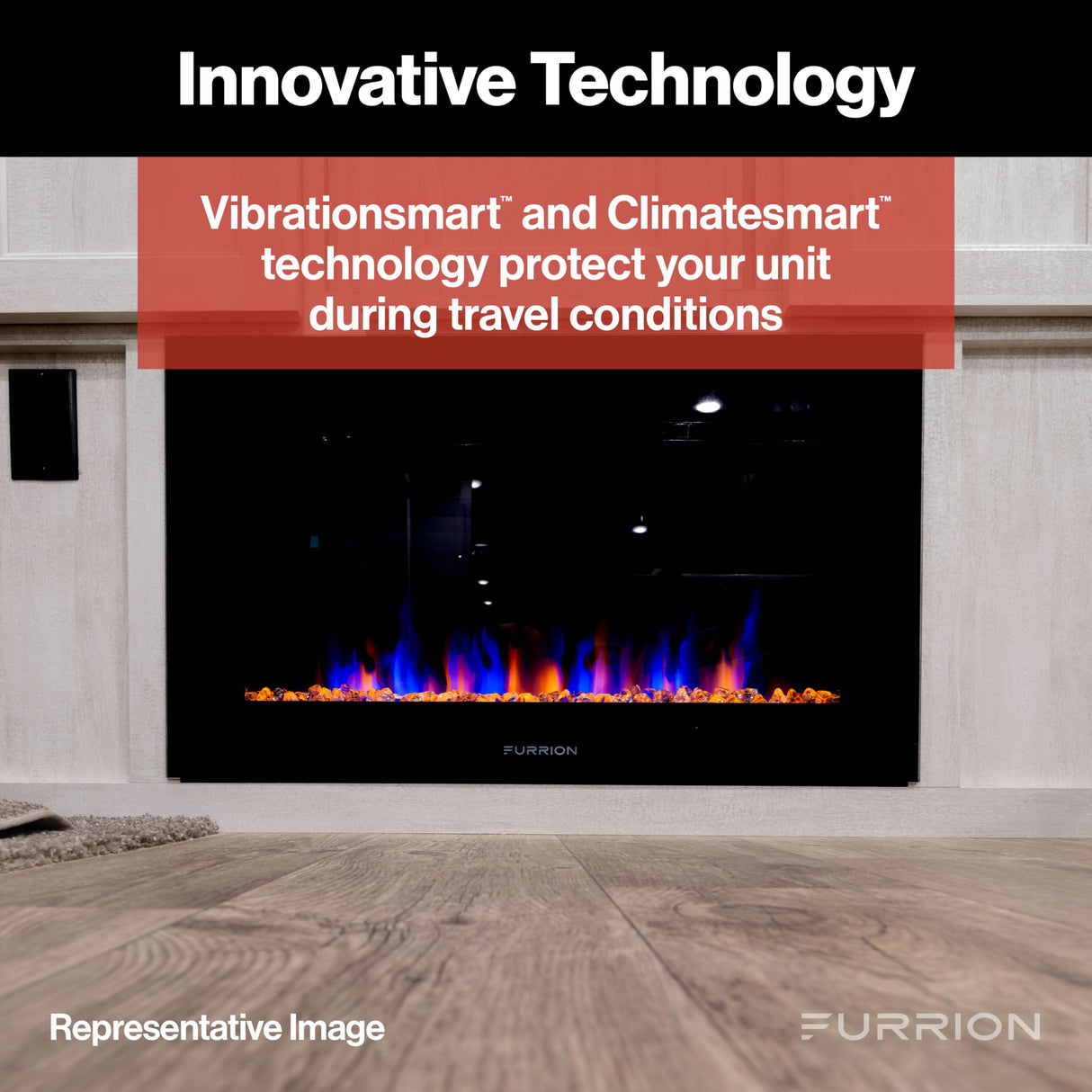 Furrion 30" Electric Fireplace for RV-FF30SW15A-BL Furrion