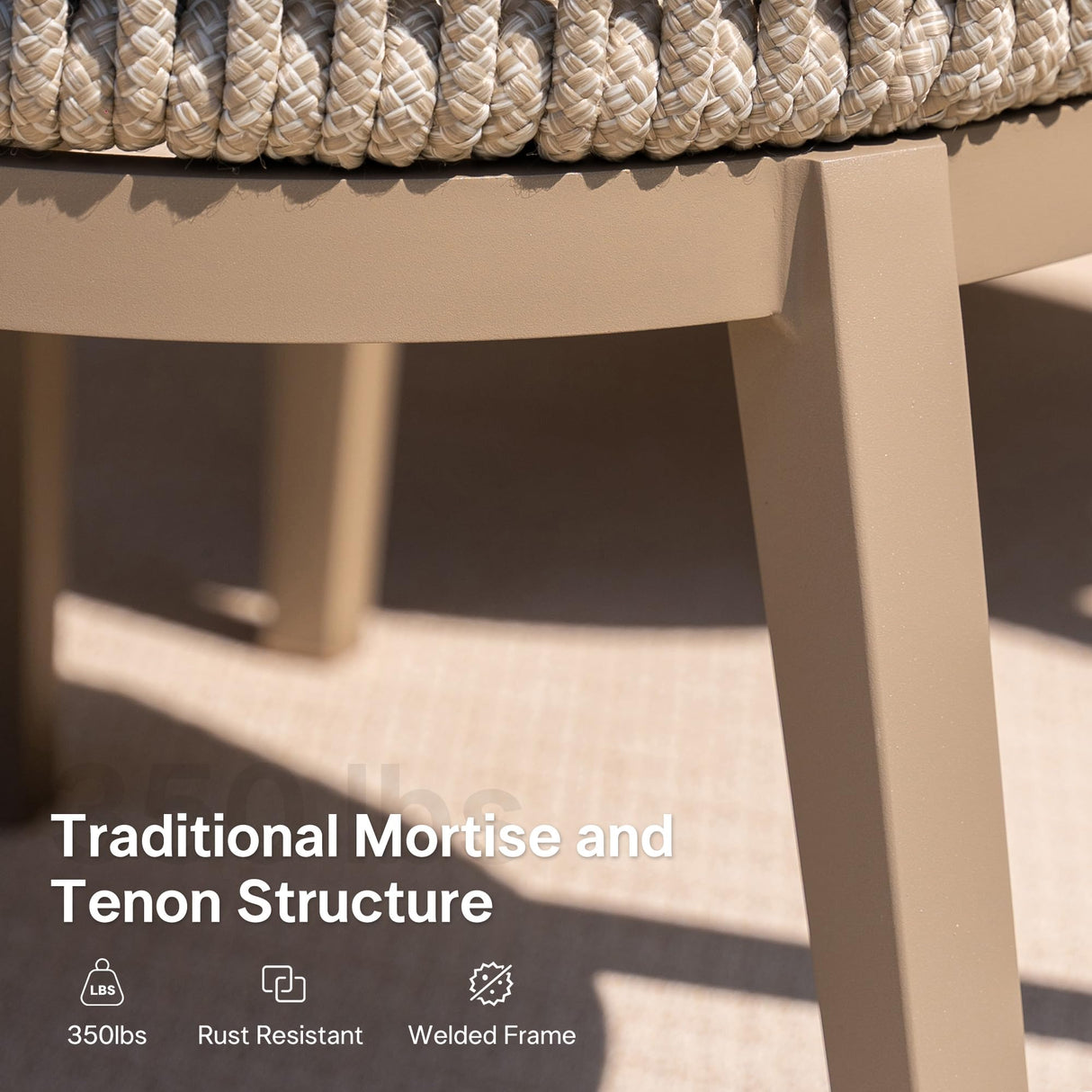 PURPLE LEAF Outdoor Dining Set for 10, Aluminum Outdoor Patio Table and Chairs Set with Olefin Cushions, 11 Pieces Patio Furniture Set for Garden or Deck, Beige PURPLE LEAF