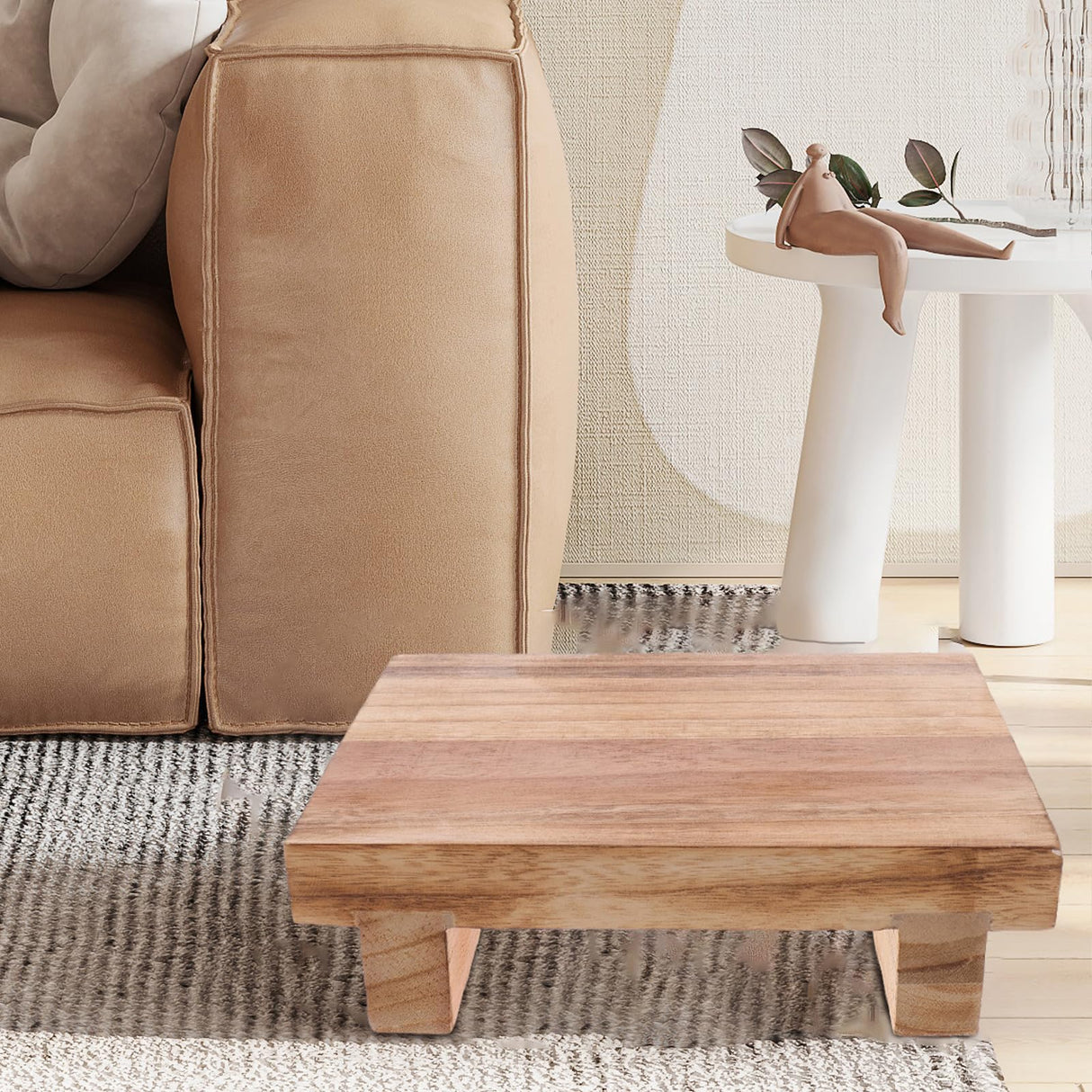 Elderly Footstool Kids' Step Stool Stepping Stool for Adults Bed Step Stool Foot Rest for Couch Kids Step Stool Bedside Step Stool Step Stool Wood Leg Rest for Desk Wood Step Stool MAGICLULU