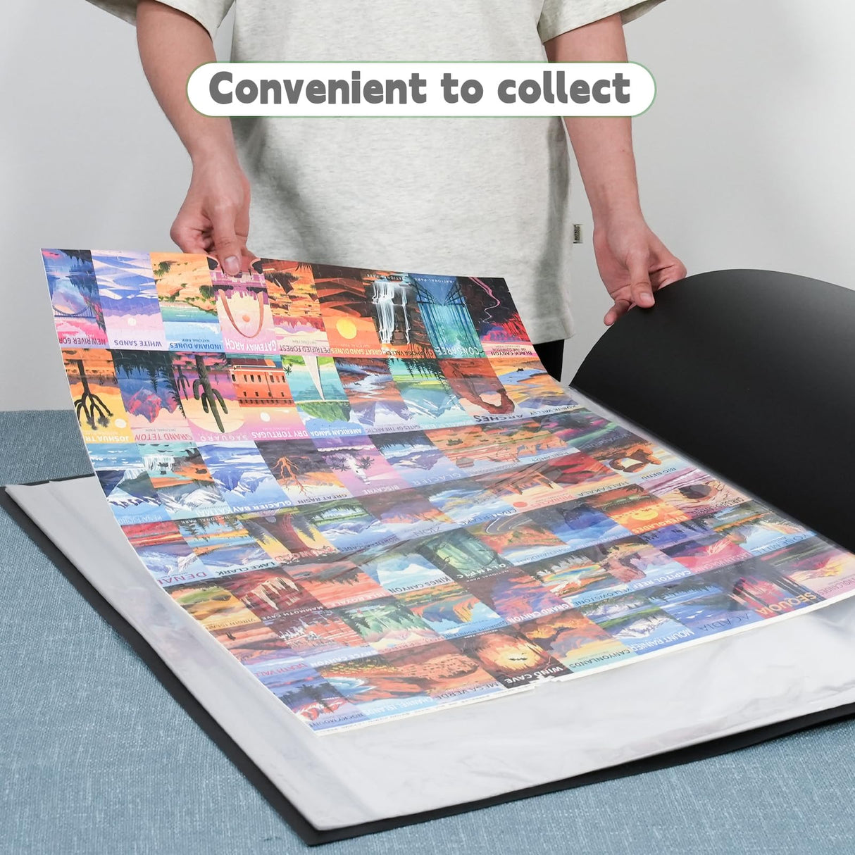 ALL4JIG Puzzle Saver – 24-Pack Puzzle Glue Sheets for 1000-3000 Pieces, Self-Adhesive Sticker Sheets, Easy to Preserve & Frame Jigsaw Puzzles ALL4JIG