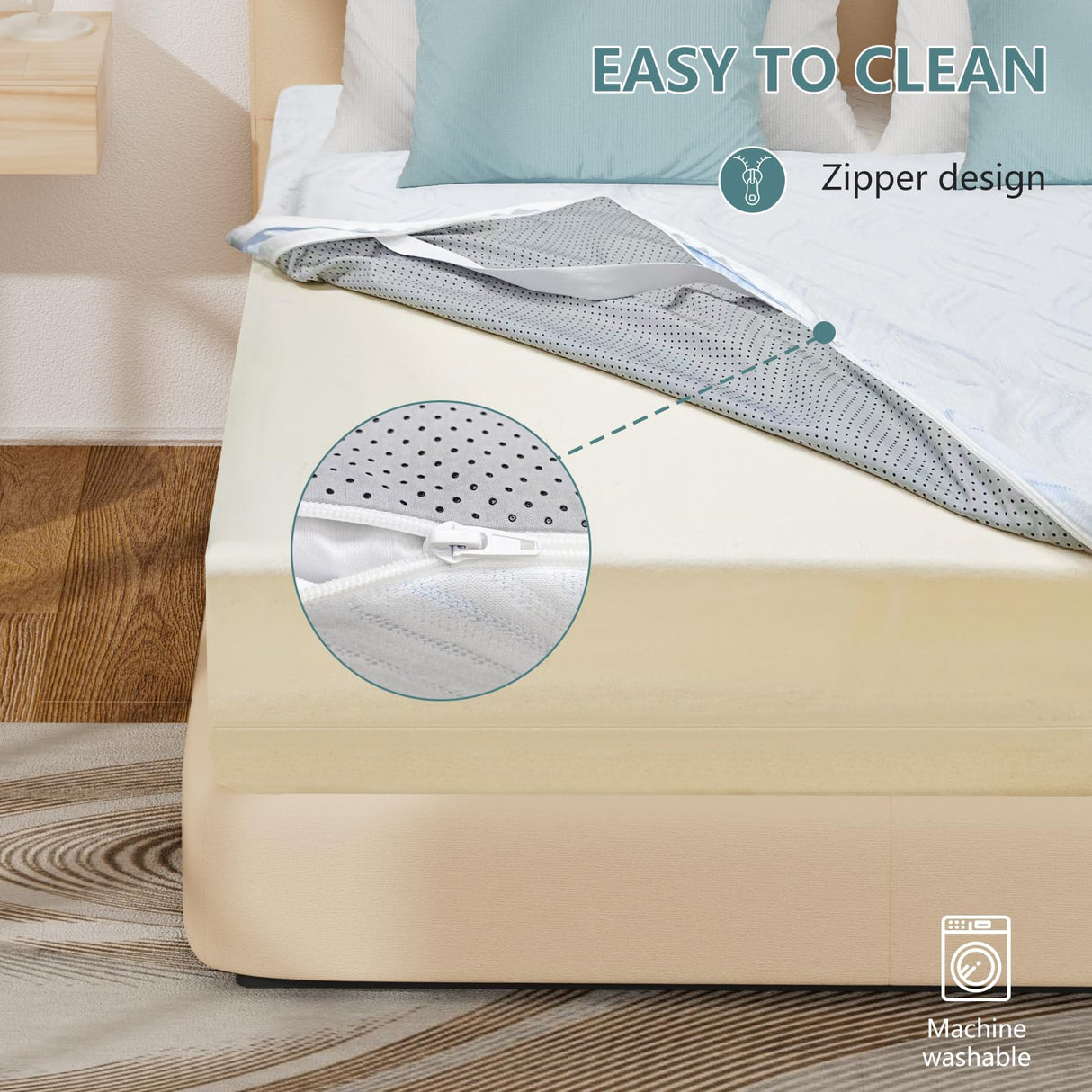 Full Memory Foam Mattress, 10 Inch Memory Foam Mattress in a Box, Fiberglass Free, Medium Feel, Breathable Cooling Layers, Certified Safe Materials for Pressure & Pain Relief, Soft and Comfortable Hoowlpoen