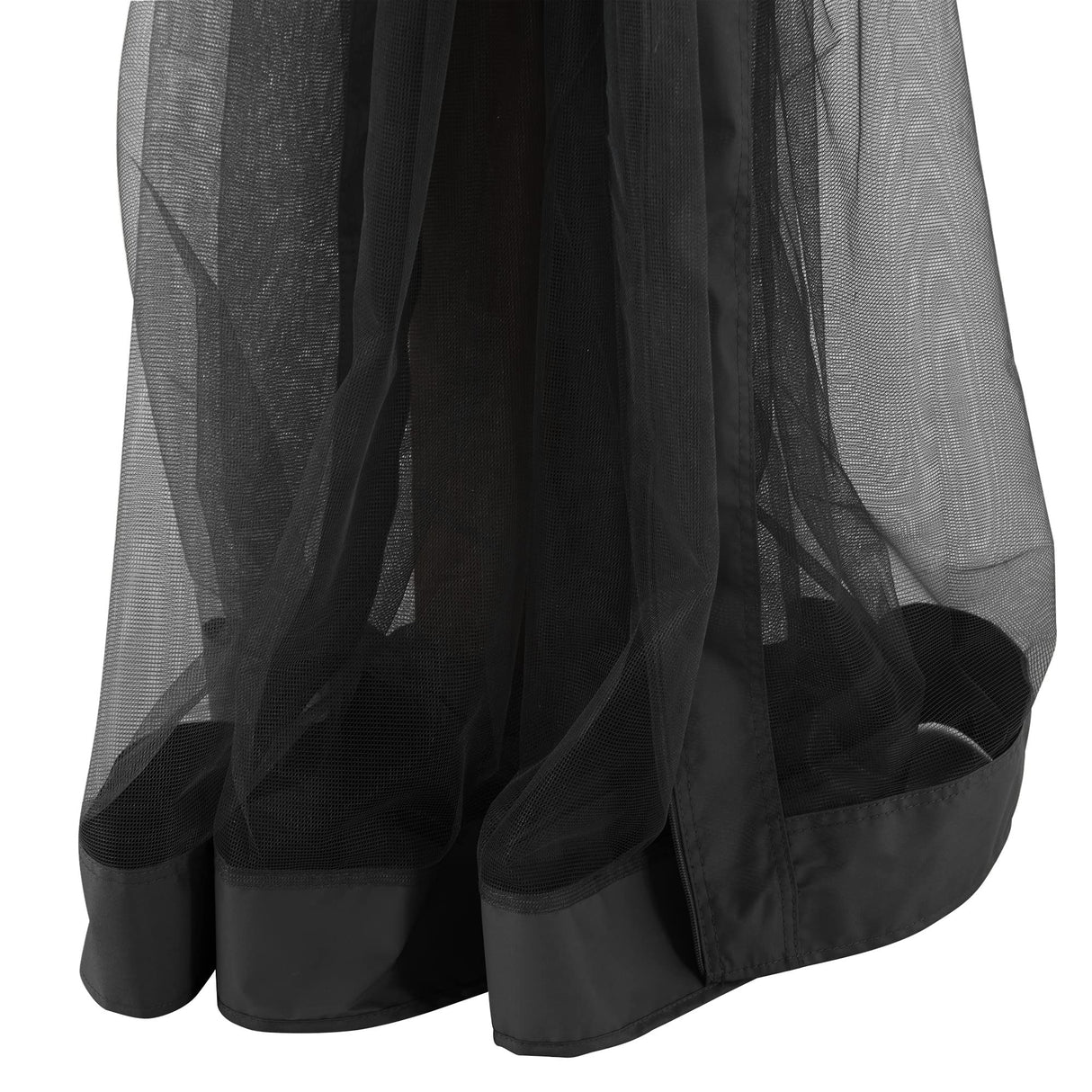 Sunjoy Universal Mosquito Netting for 12 20 ft. Gazebos, Black Sunjoy