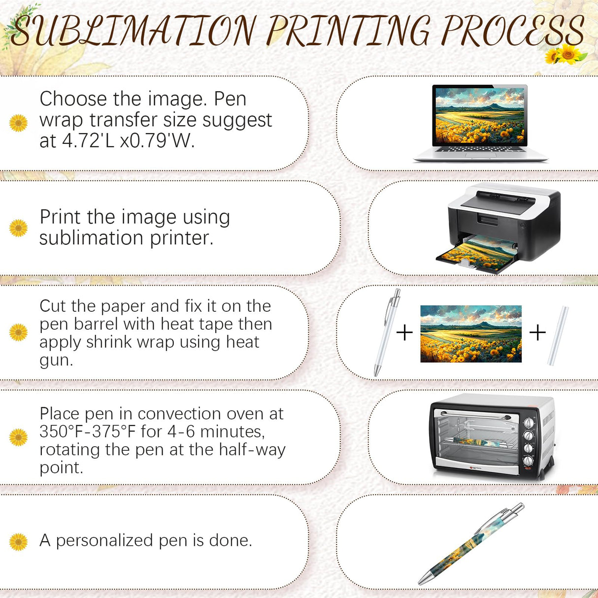 Yexiya 30 Pcs Sublimation Pens Blank No Clip with Shrink Wrap Silver Clip Free Design Sublimation Ballpoint Pen Personalized Pens for DIY Birthday Christmas Office School Stationery Supplies Yexiya