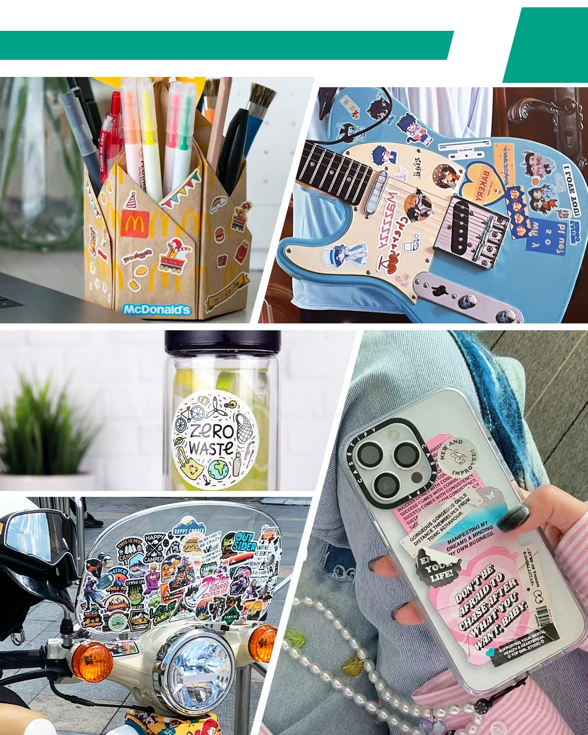 Colemoly Sublimation Sticker Paper-30 Sheets Glossy White Waterproof Stickers for Sublimation Inkjet Printer and Ink 8.5x11 Letter Heat Transfer Paper for Smooth Solid Surfaces Colemoly