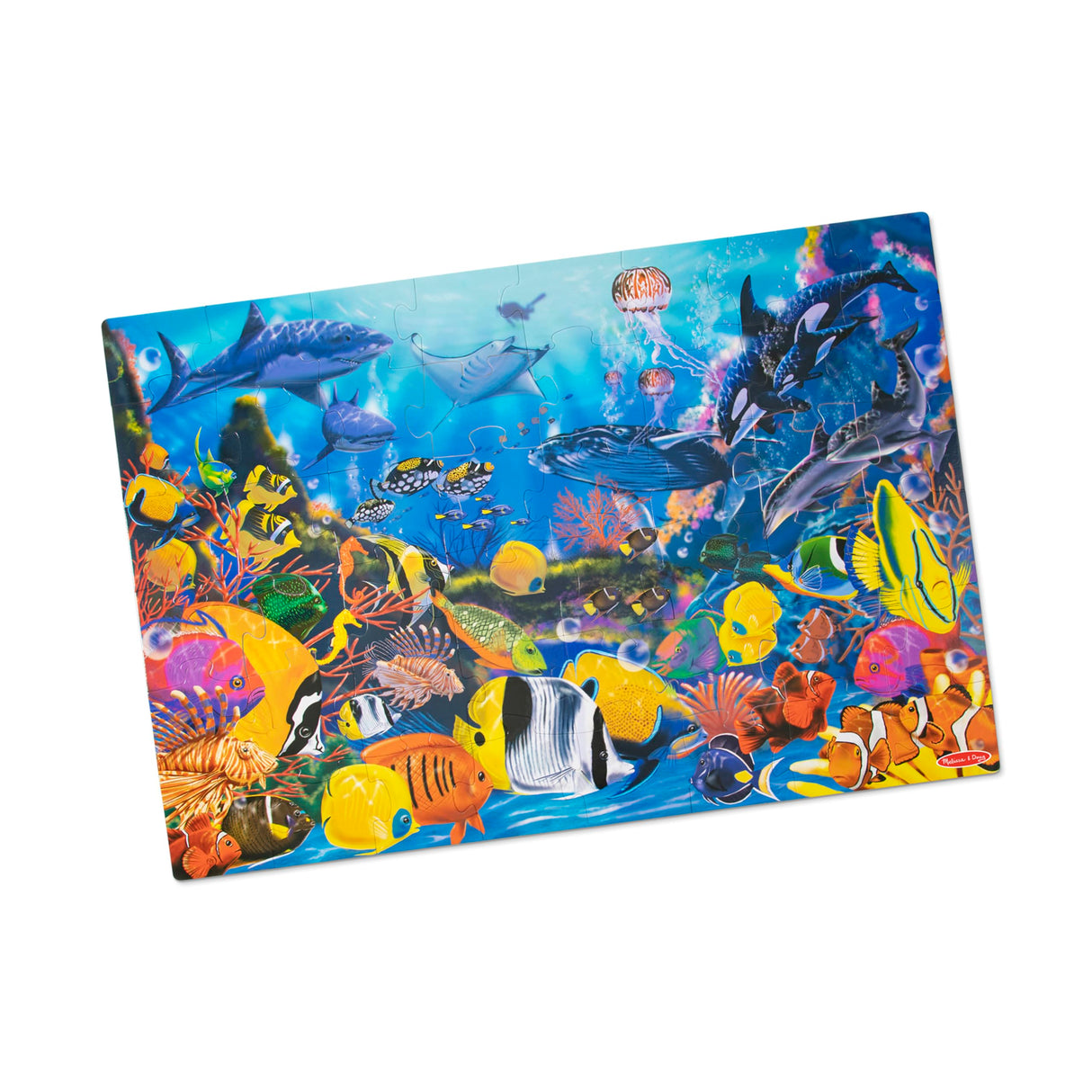 Melissa & Doug Underwater Ocean Floor Puzzle (48 pcs, 2 x 3 feet) - FSC Certified Melissa & Doug