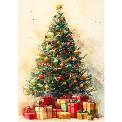 MXJSUA 5D Christmas Tree Diamond Painting Kits for Adults, Full Drill Christmas Diamond Art Kits Diamond Dots for Beginners Craft Kits for Home Wall Decor Gifts 12x16 inch