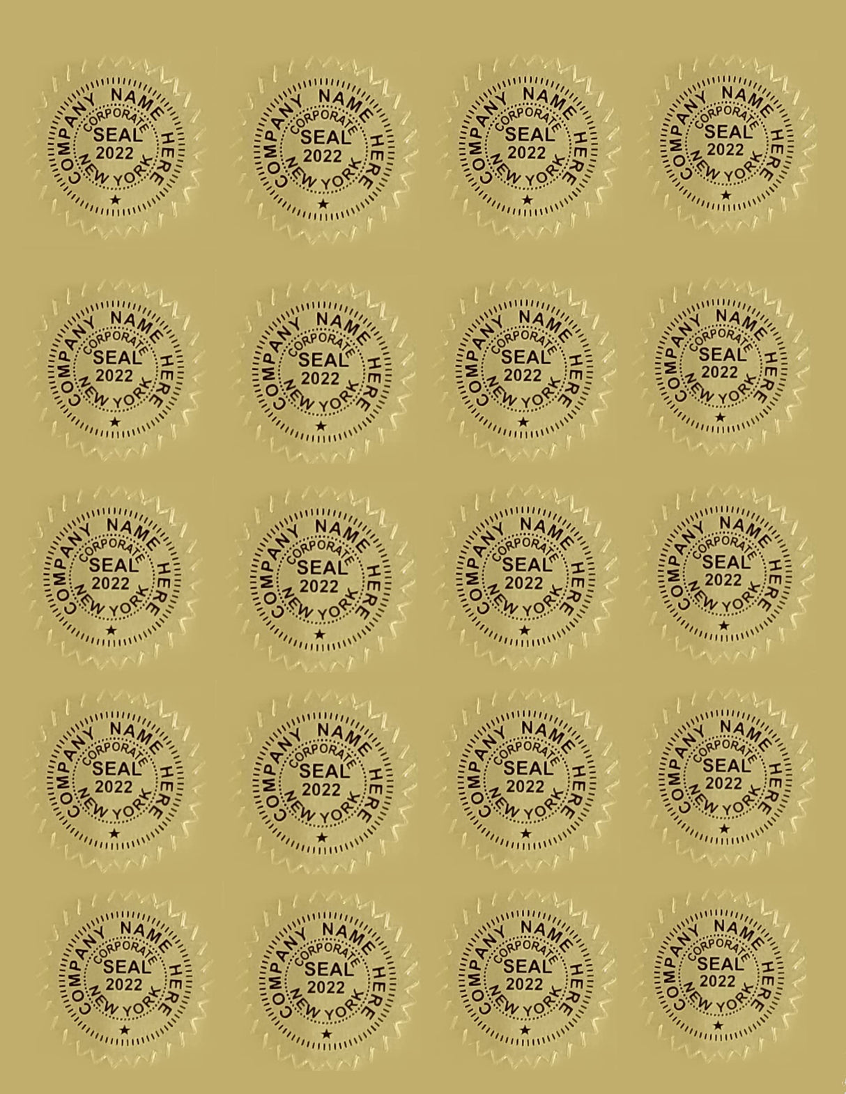 Corporate Kit (Black) - Binder, Slipcase, Minutes & Bylaws, Stock Certificates, Index Tabs & Gold Foil Customized Labels Hubco