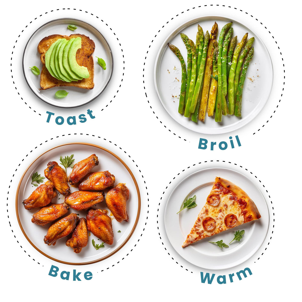 Elite Gourmet ETO490 9L/4 Slice Countertop Toaster Oven with 30-Minute Timer, Adjustable Temperature Control, Includes Baking Pan and Wire Rack, Bake, Broil, Toast, Black Elite Gourmet