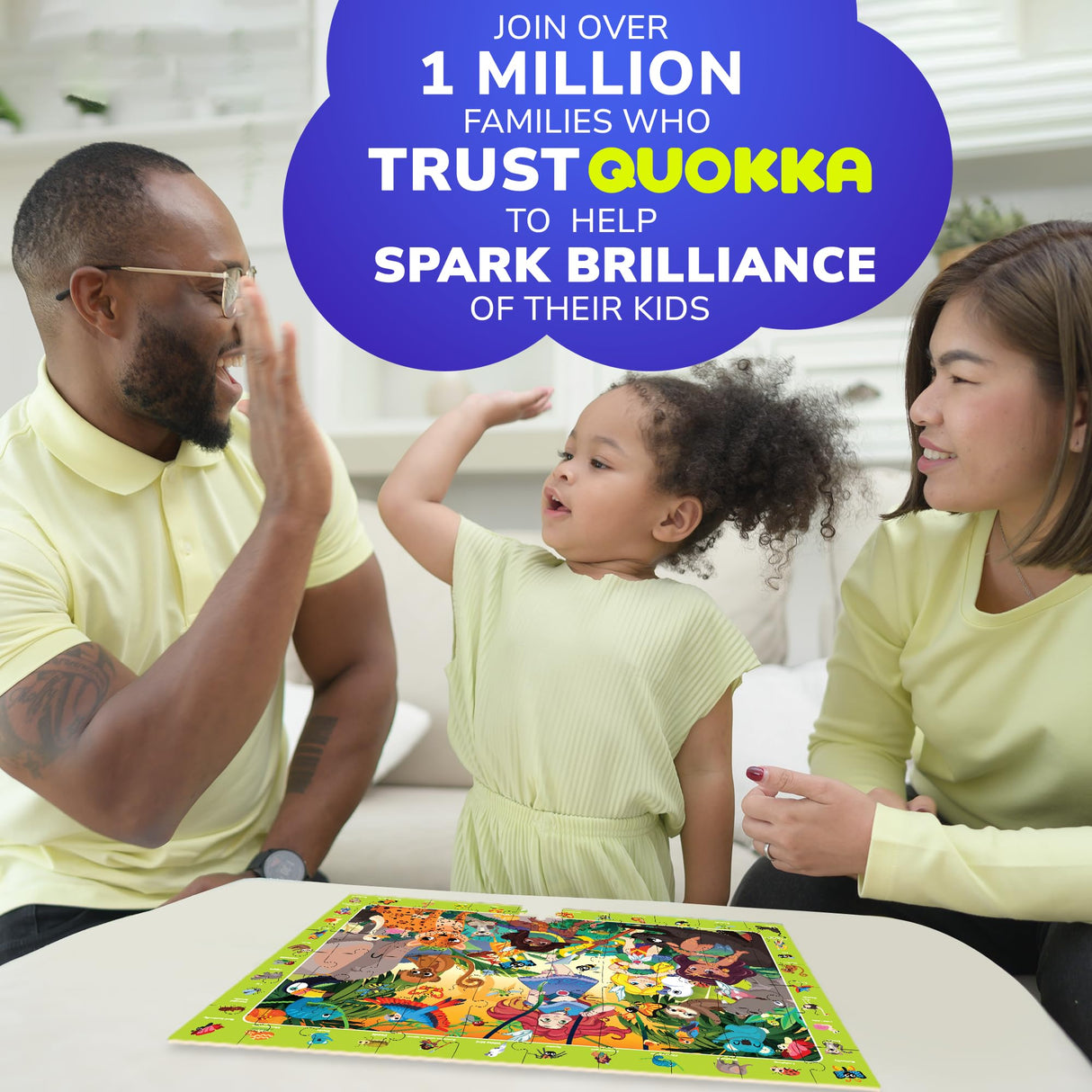 QUOKKA Princess Puzzles for Kids Ages 4-6 - Toddler Puzzles Ages 3-5 - 4-Pack 60 Piece Search and Find Jigsaw Puzzle 6-8 - Unicorn Mermaid Fairy Puzzle for Girls - Learning Educational Toy for 5 Year QUOKKA